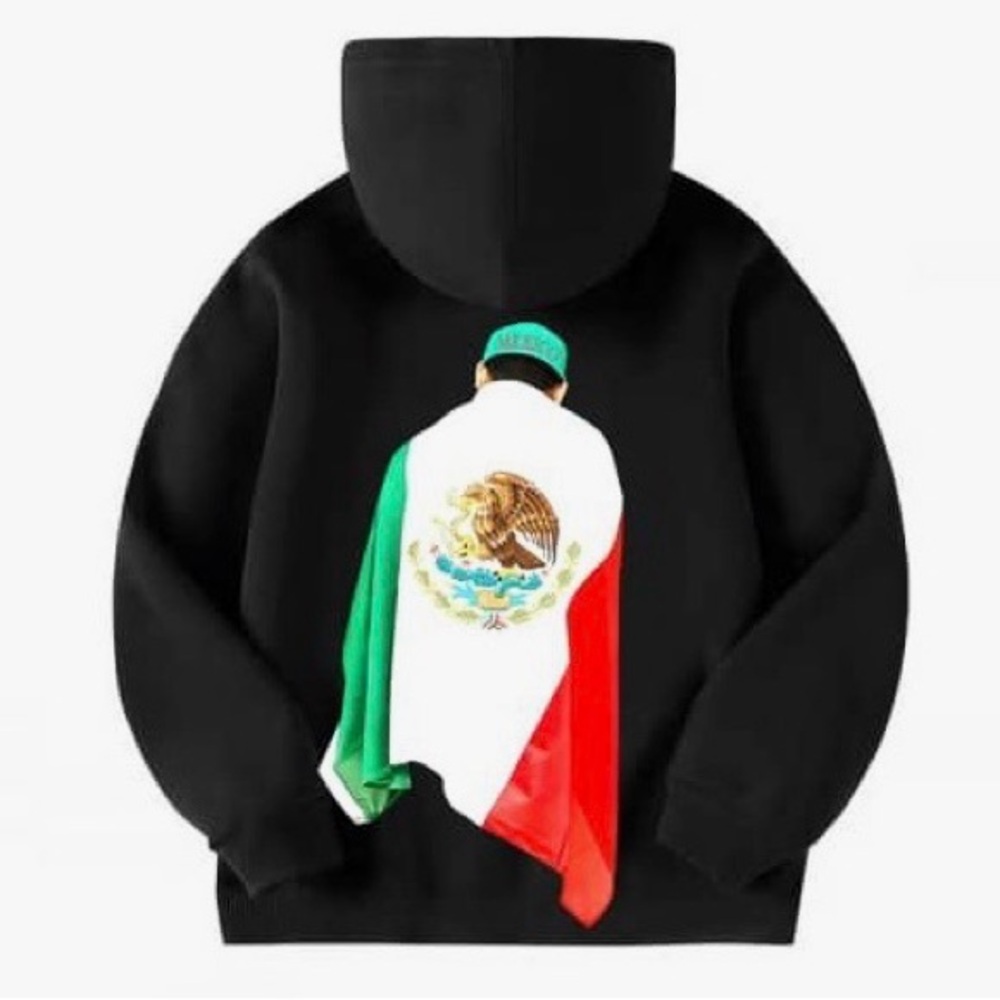 Black Mexican Pride Hoodie